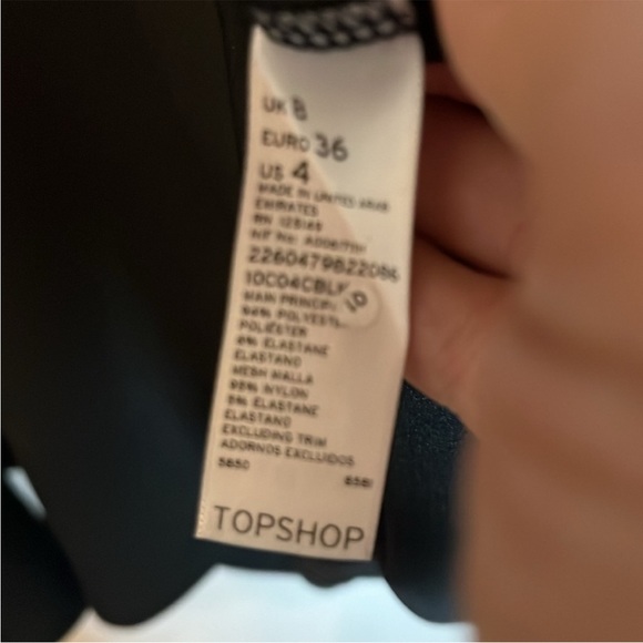 NWT Topshop Black Cocktail Dress Fit Flare
Embellished Jewels Cap Sleeve Size 4 - Picture 15 of 15